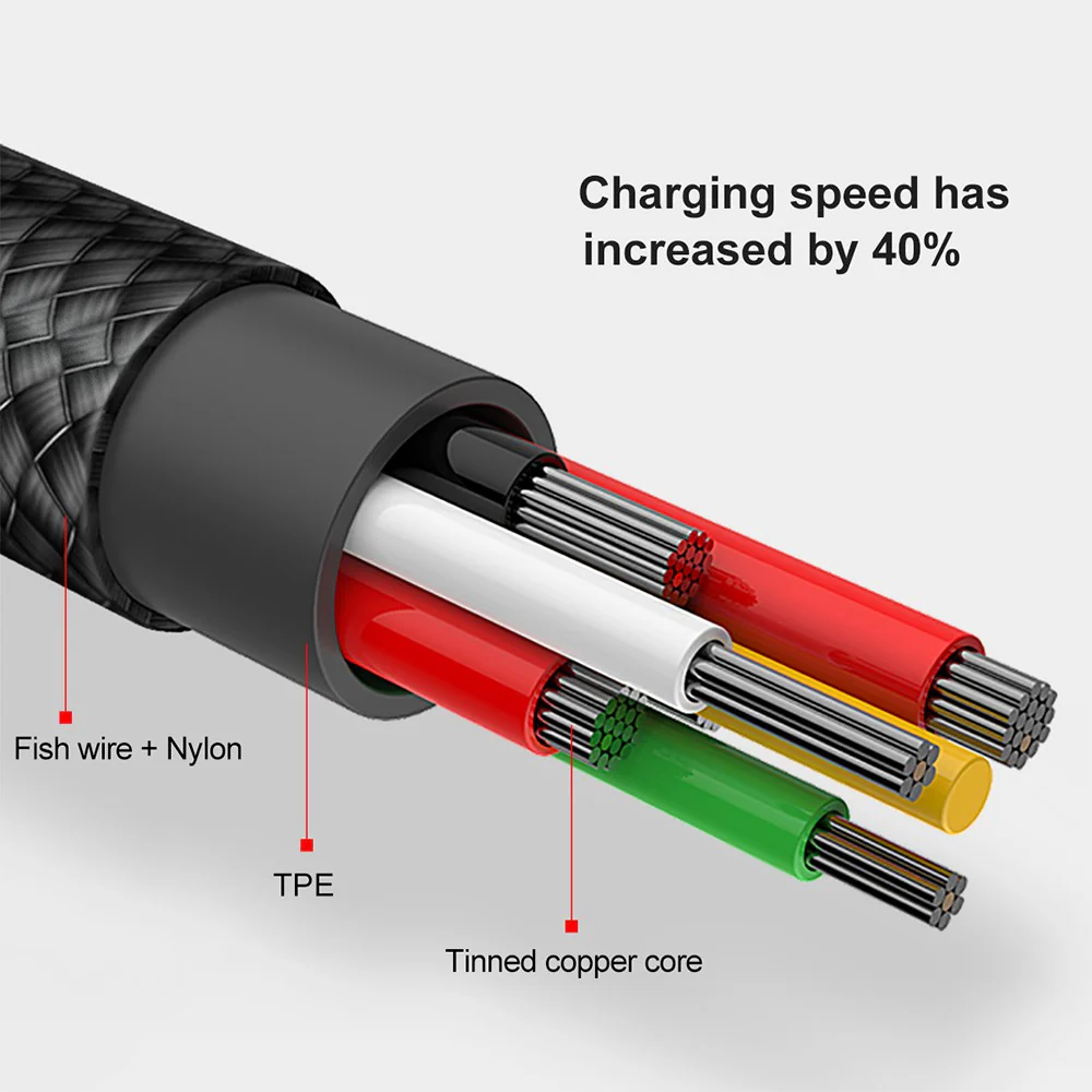 Baseus MVP Elbow Type Cable USB For IP 2A 1M - Image 4