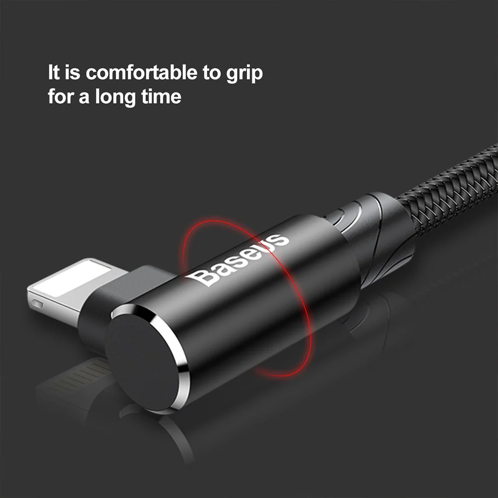Baseus MVP Elbow Type Cable USB For IP 2A 1M - Image 7