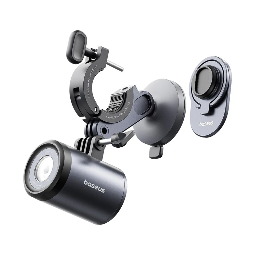 Baseus PrimeTrip Series Dual-Color Bike Light 2-in-1 Set-Cosmic Black - Image 3