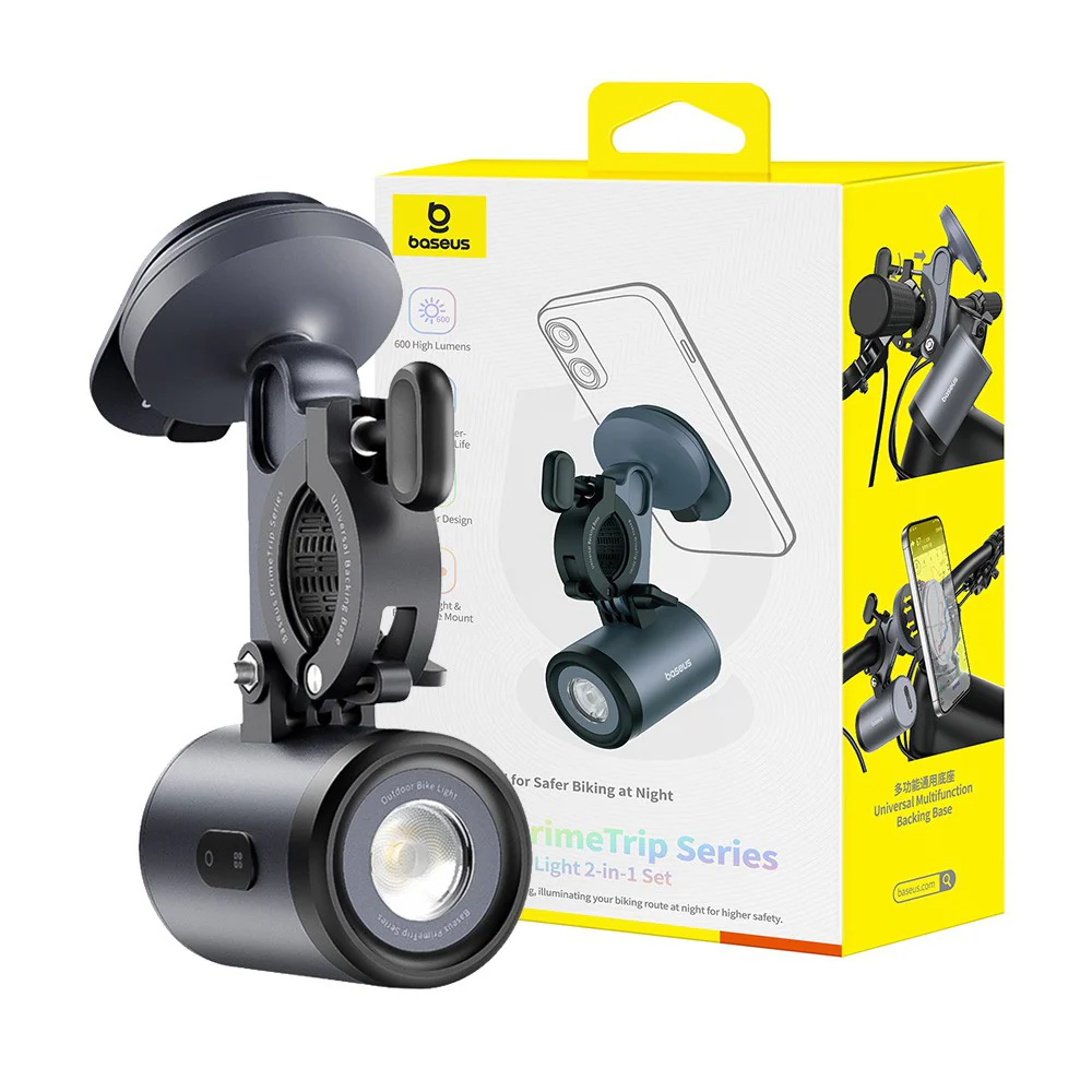 Baseus PrimeTrip Series Dual-Color Bike Light 2-in-1 Set-Cosmic Black - Image 9