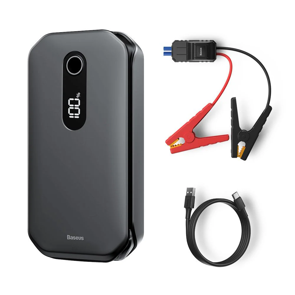 Baseus Super Energy Pro Car Jump Starter 12000mAh 12V (1000A / 600A) - Black - Image 2