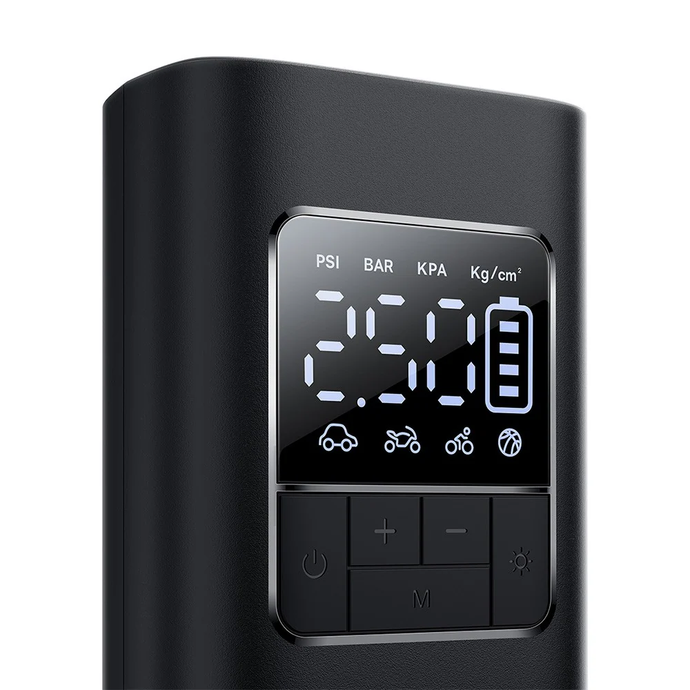Baseus Super Mini Pro Series Wireless Car Inflator - Cluster Black - Image 2