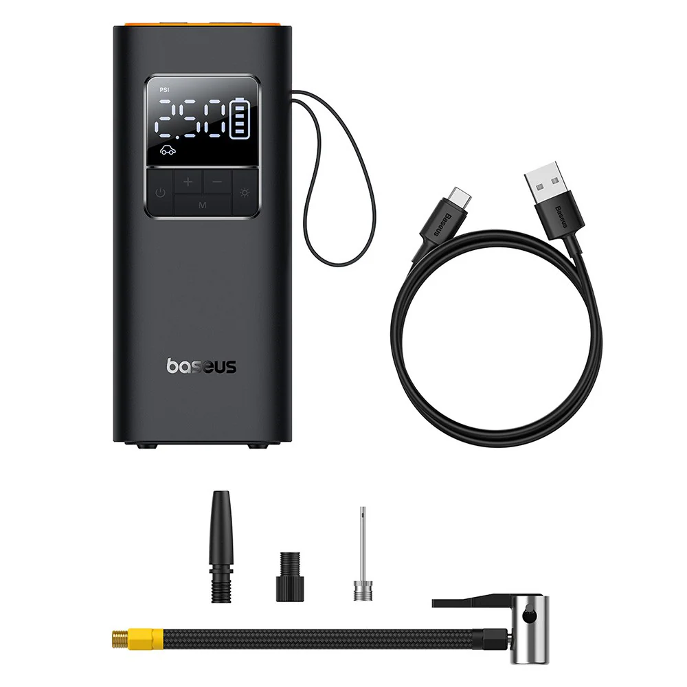 Baseus Super Mini Pro Series Wireless Car Inflator - Cluster Black - Image 7