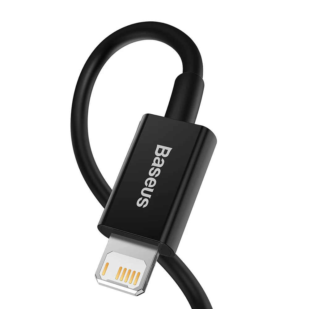 Baseus Superior Series Fast Charging Data Cable USB to iP 2.4A 0.25M - Image 3