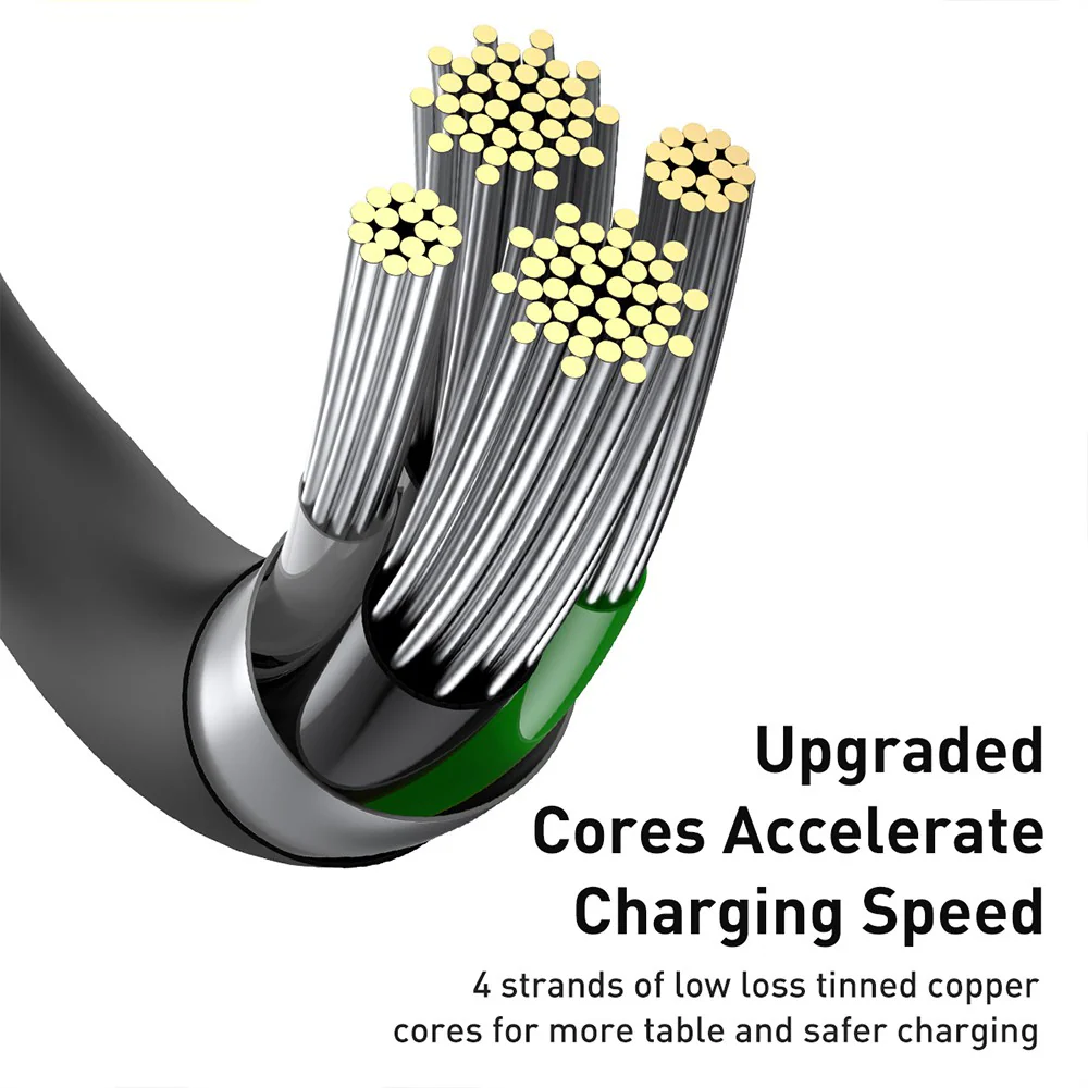 Baseus Superior Series Fast Charging Data Cable USB to iP 2.4A 2M - Image 4