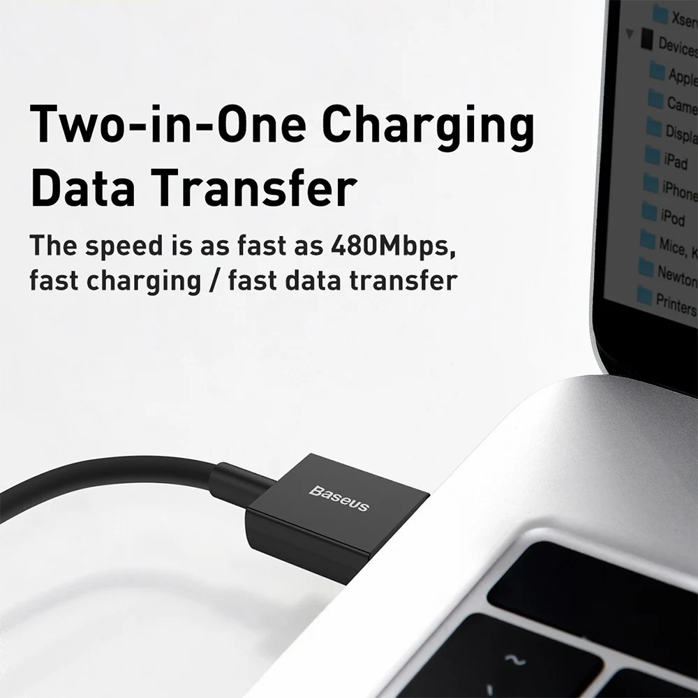 Baseus Superior Series Fast Charging Data Cable USB to Type-C 66W 1M - Image 7