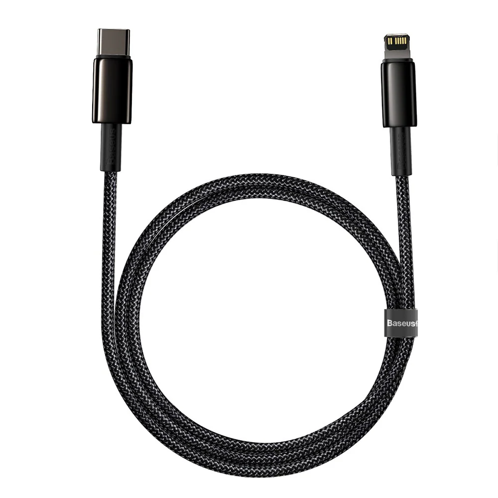 Baseus Tungsten Gold Fast Charging Data Cable Type-C to iP PD 20W 2M - Image 3
