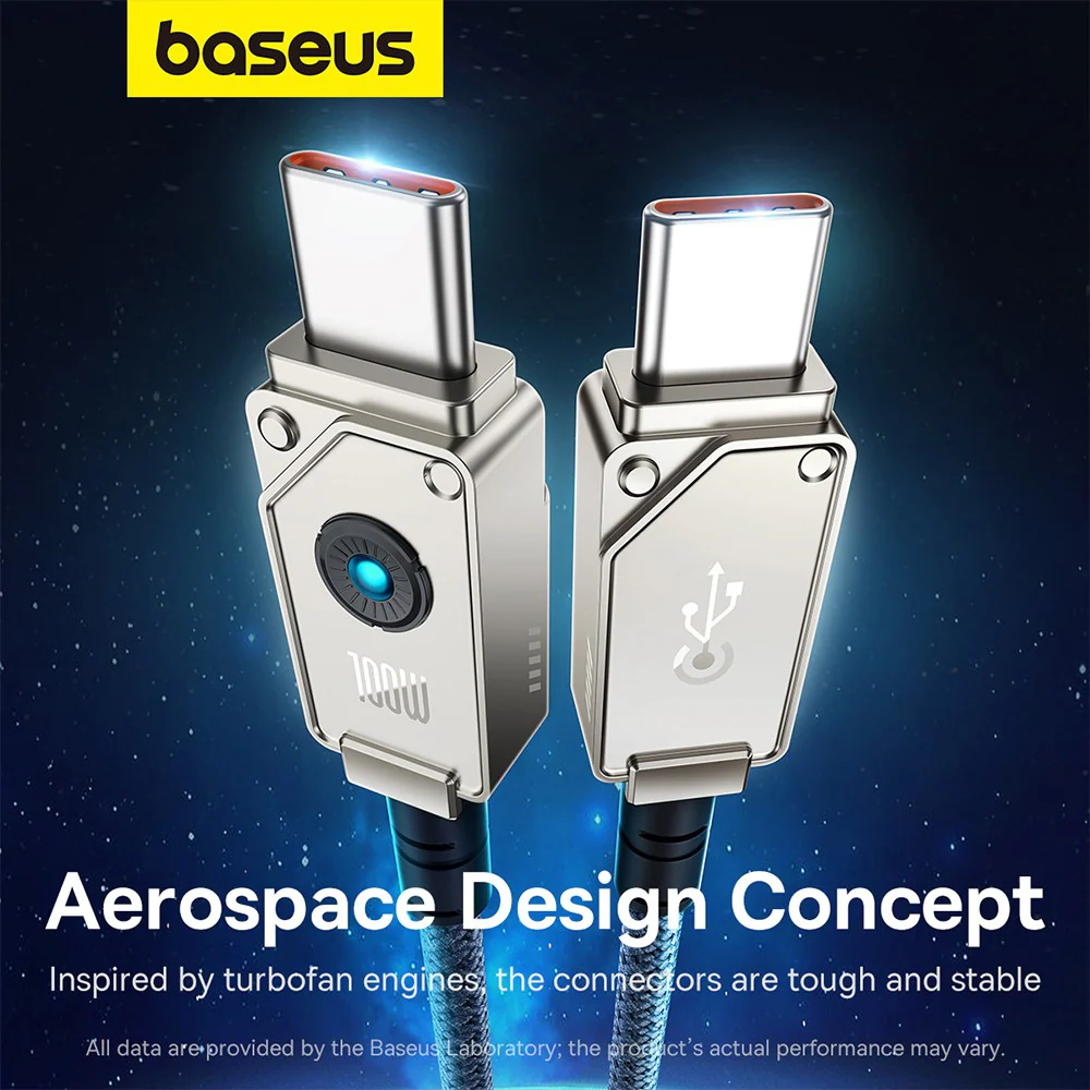 Baseus Unbreakable Series Fast Charging Data Cable Type-C to Type-C 100W 2m Compatible for iPhone 15 16 Series - Image 12