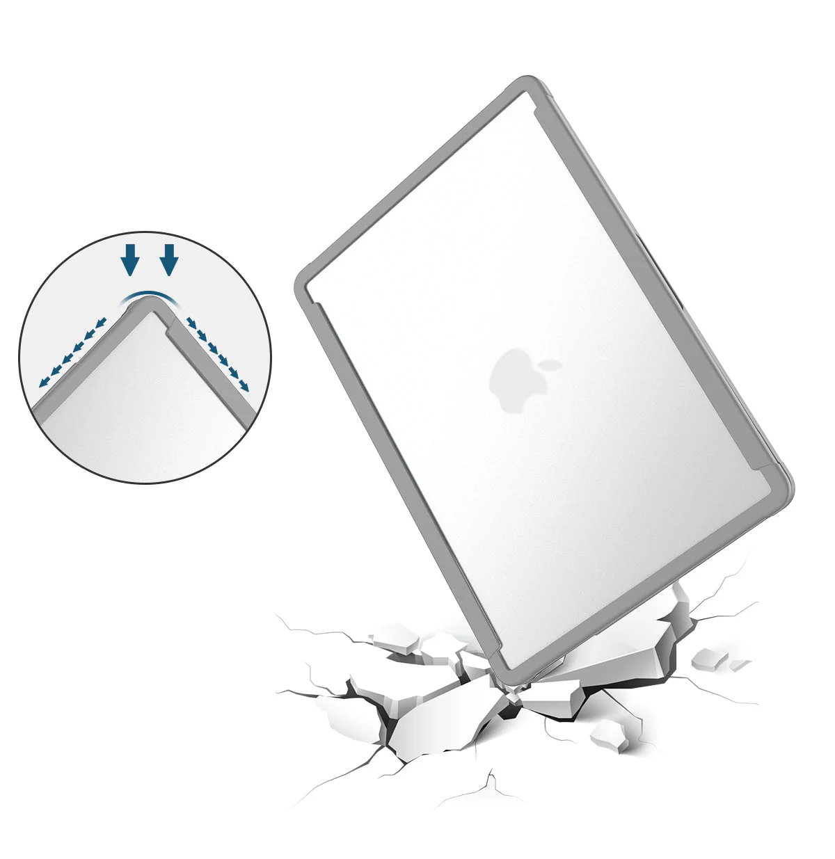 Benwis MacBook Air 13.6" (A2681) - Shock-absorbing Shield Shockproof Heavy Duty Tough Case Cover - Image 9