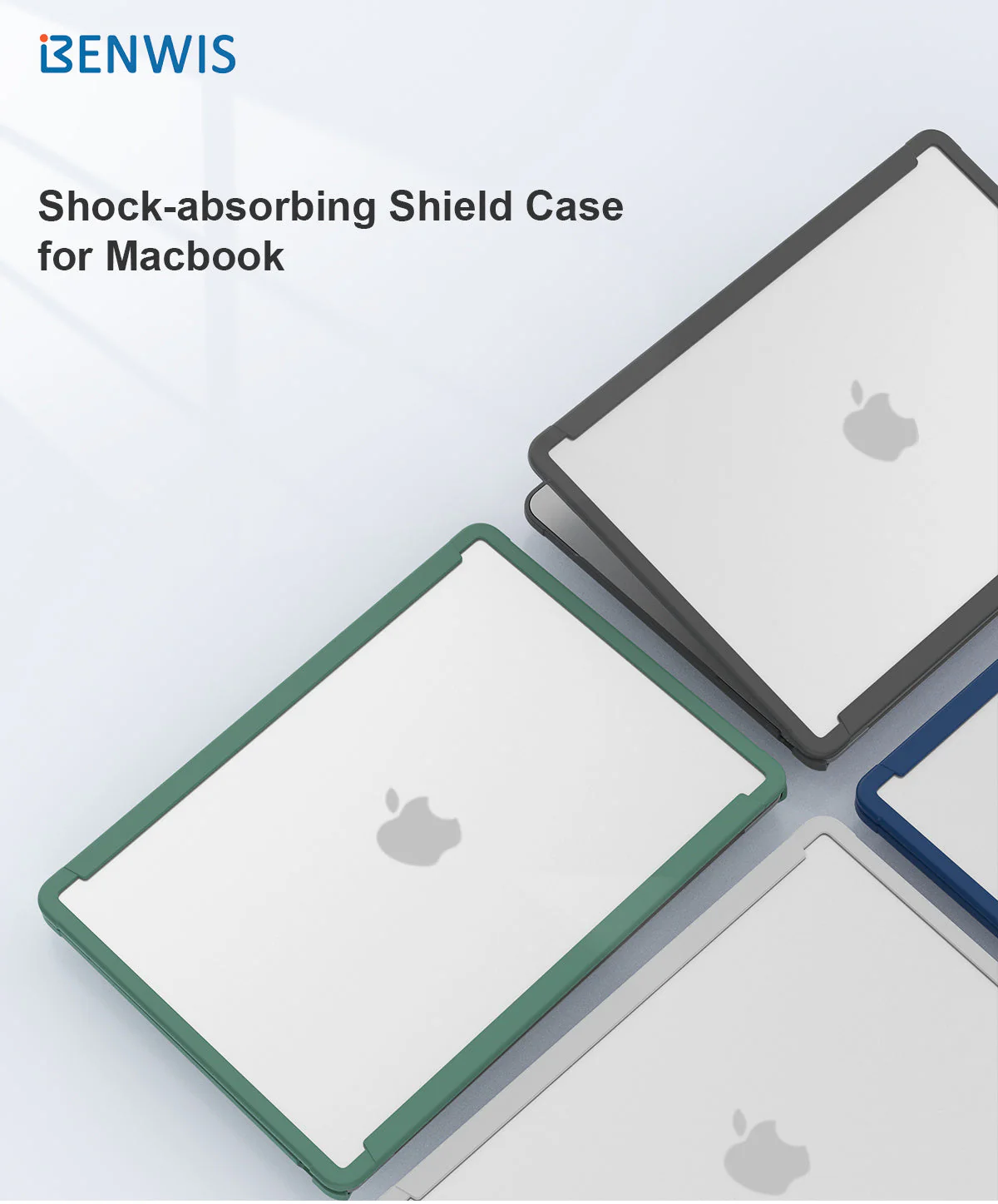 Benwis MacBook Air 15.3" (A2941 & A3114) - Shock-absorbing Shield Shockproof Heavy Duty Tough Case Cover - Image 7