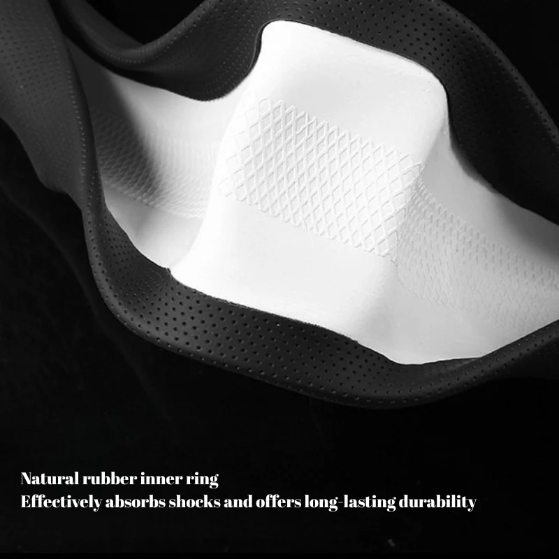 BMW Breathable Anti-Slip Wave-Texture Leather Steering Wheel Cover For 1/3/4/5/6/7 Series, X1/X3/X4/X5/X6/X7 & i Series - Image 2
