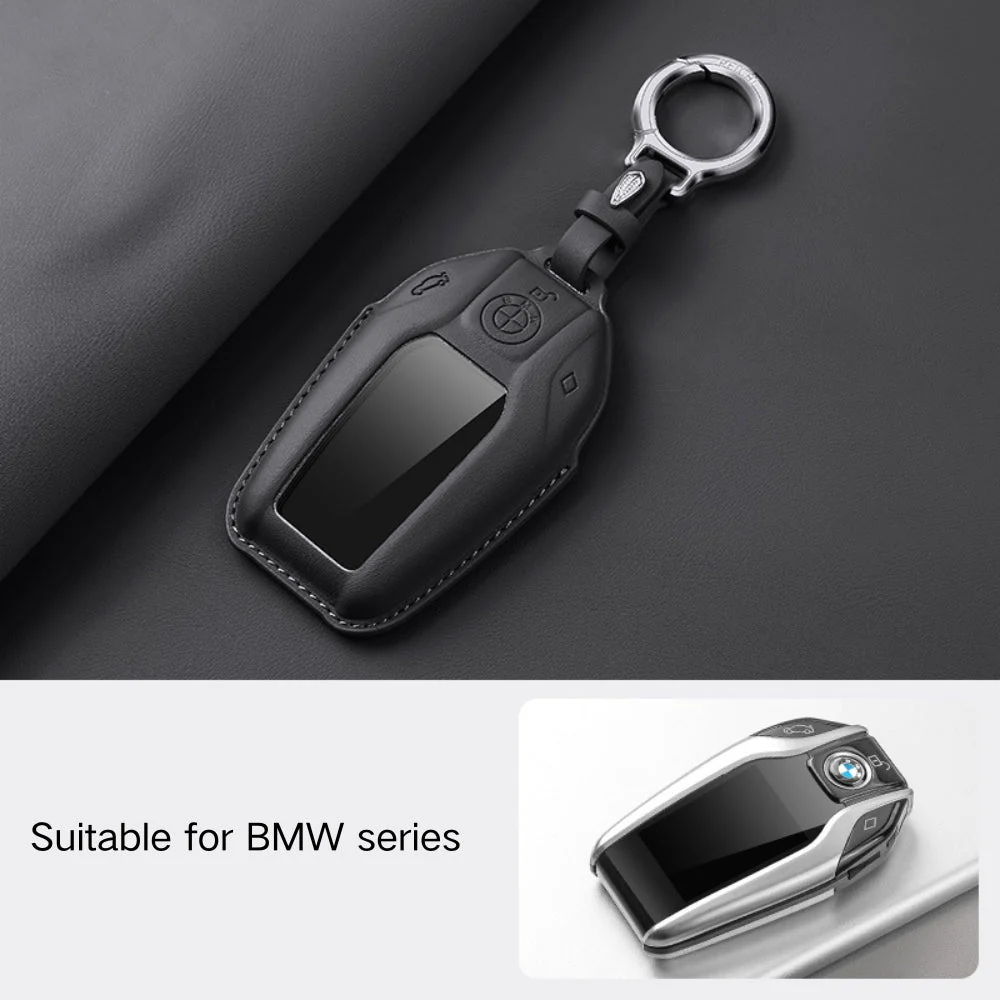 BMW Leather Car Key Fob Case Cover For 1, 2, 3, 5, 7 Series, X1, X3, X5, X6, X7, ix1, ix40, ix50, i8 - Image 12