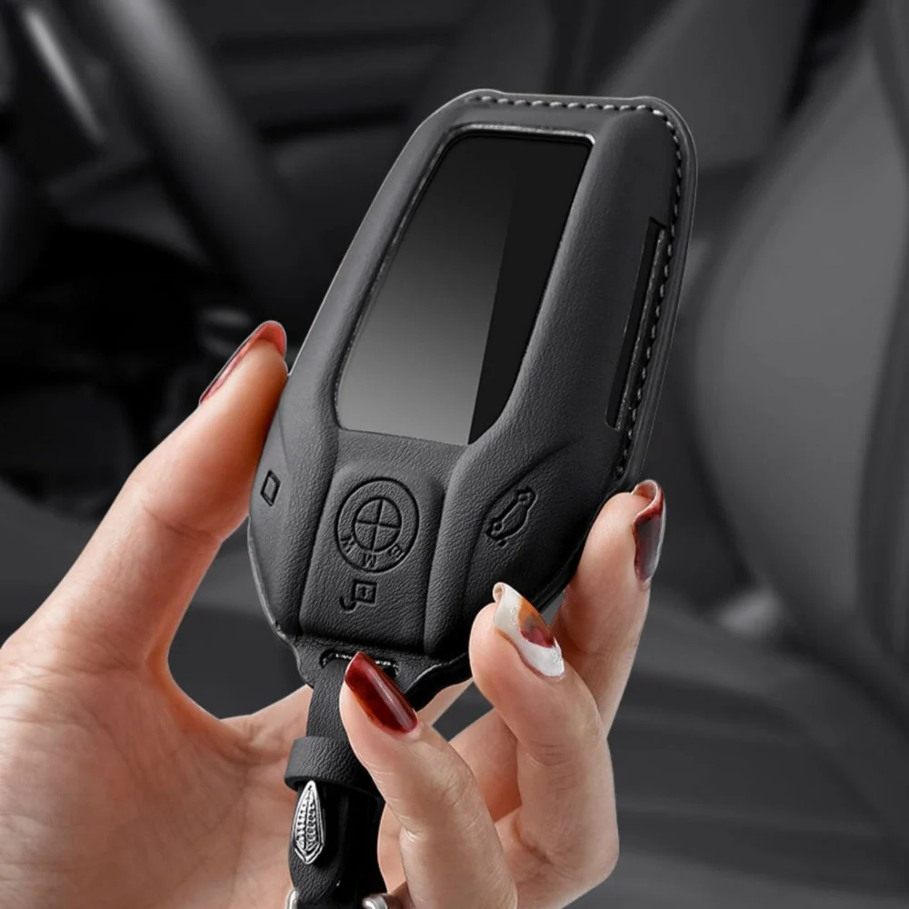 BMW Leather Car Key Fob Case Cover For 1, 2, 3, 5, 7 Series, X1, X3, X5, X6, X7, ix1, ix40, ix50, i8 - Image 19