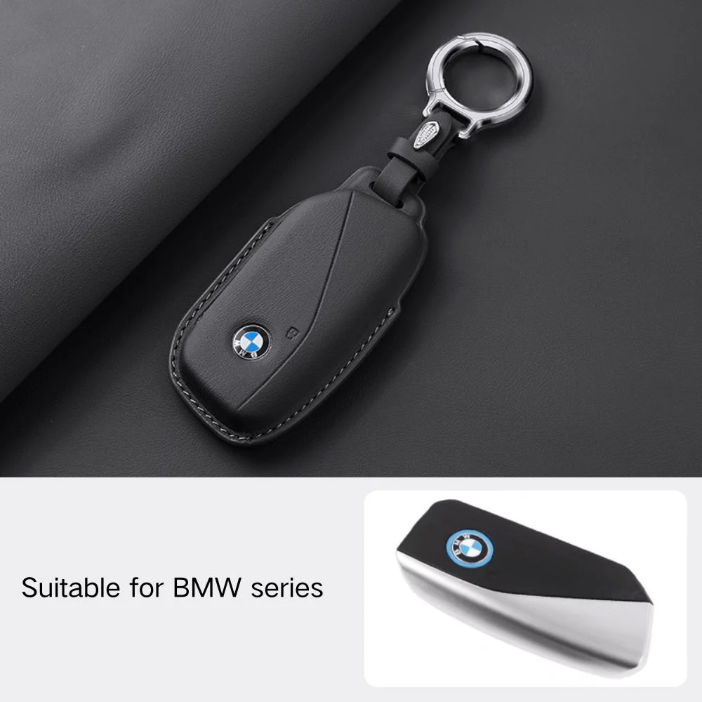 BMW Leather Car Key Fob Case Cover For 1, 2, 3, 5, 7 Series, X1, X3, X5, X6, X7, ix1, ix40, ix50, i8 - Image 8