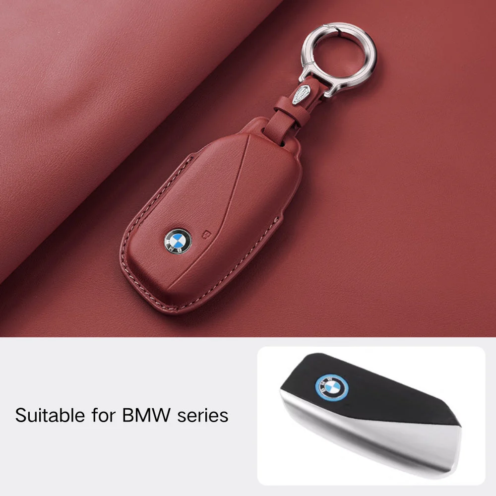 BMW Leather Car Key Fob Case Cover For 1, 2, 3, 5, 7 Series, X1, X3, X5, X6, X7, ix1, ix40, ix50, i8 - Image 9