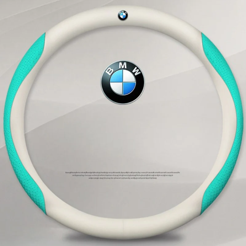 BMW Leather & Embossed Breathable Ultra-Thin Non-Slip Steering Wheel Cover For 3 Series, 4 Series, 5 Series, 6 Series, 7 Series, X1, X3, X4, X5, X6, X7, iX3, i3 - Image 7