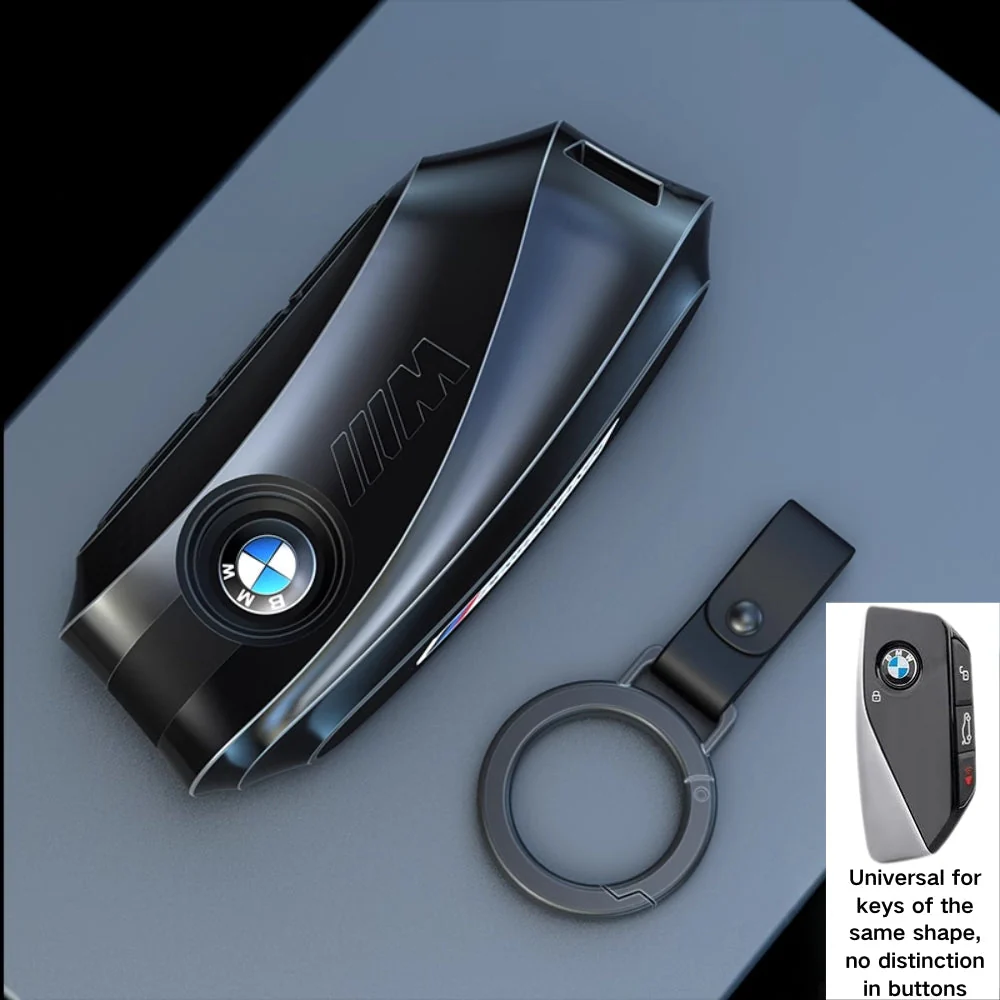 BMW Mecha Style Zinc Alloy Car Key Fob Case Cover For 1, 3, 5, 7 Series,X1, X3, X5, X6, X7 - Image 12