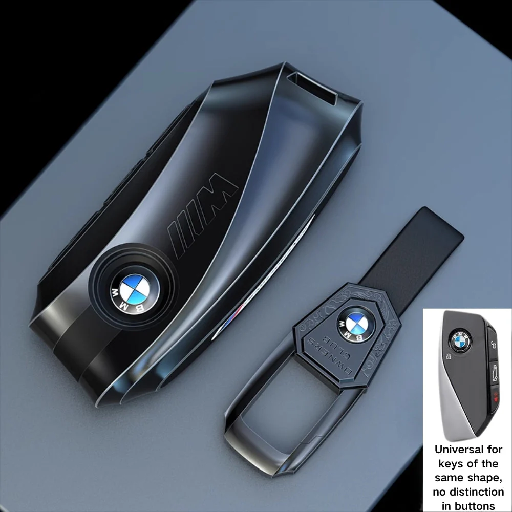 BMW Mecha Style Zinc Alloy Car Key Fob Case Cover For 1, 3, 5, 7 Series,X1, X3, X5, X6, X7 - Image 13