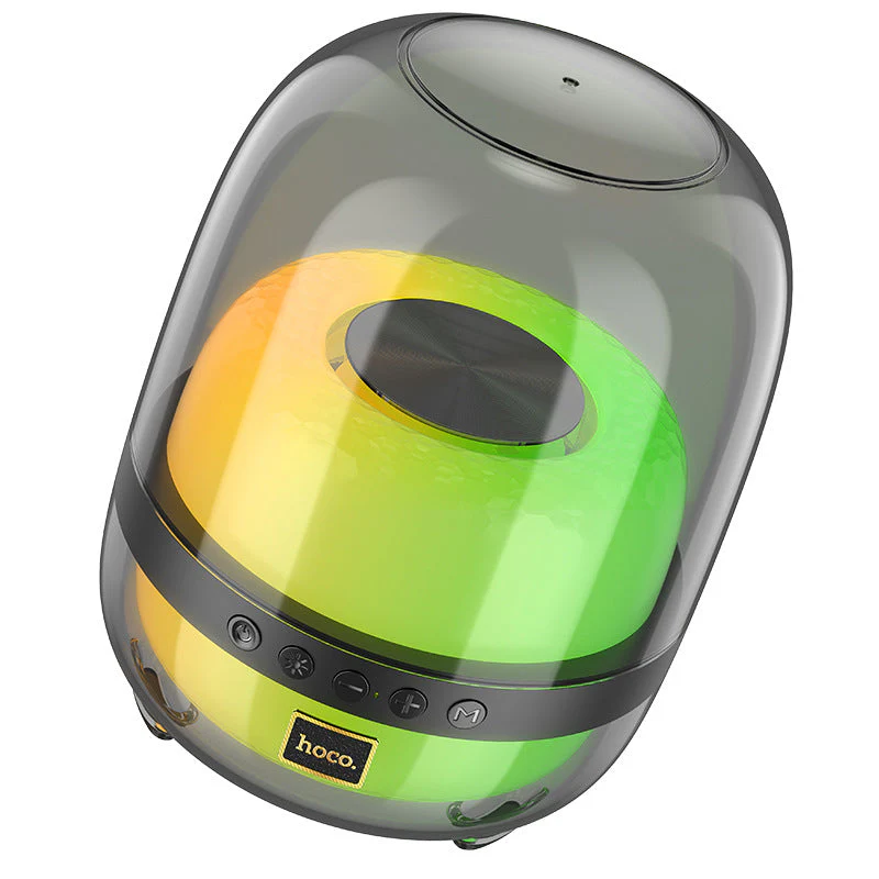 [BS58] HOCO Wireless RGB Light Bluetooth Desktop Office Gaming Speakers With Colorful Light Effect - Image 7