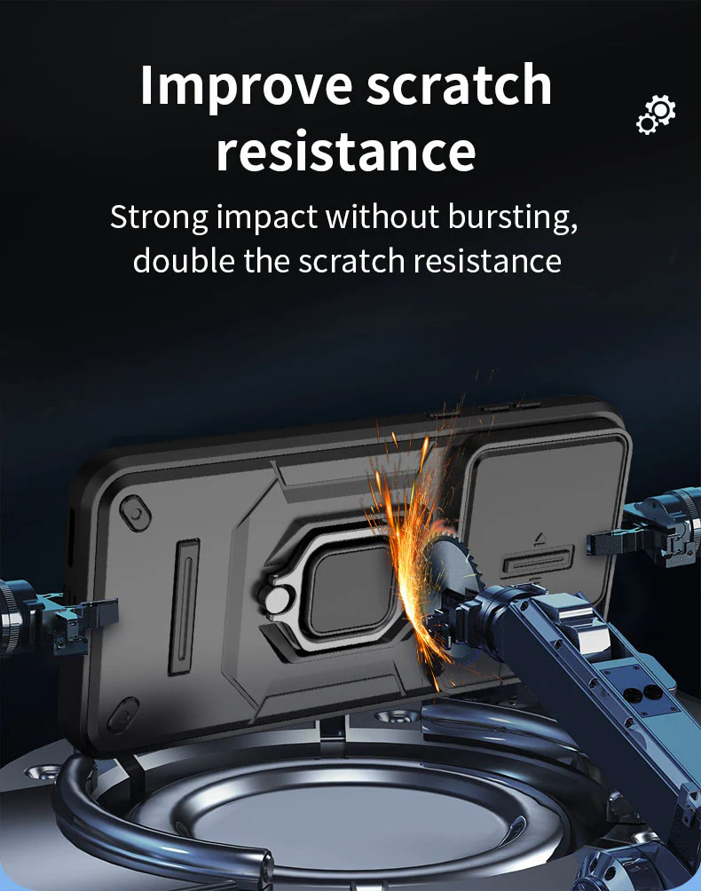 [Built-in 360-degree rotatabl bracket][Camera Cover] Huawei Pura 70/Pro/Ultra/Pro+ Shield Shockproof Rugged Heavy Duty Case - Image 12