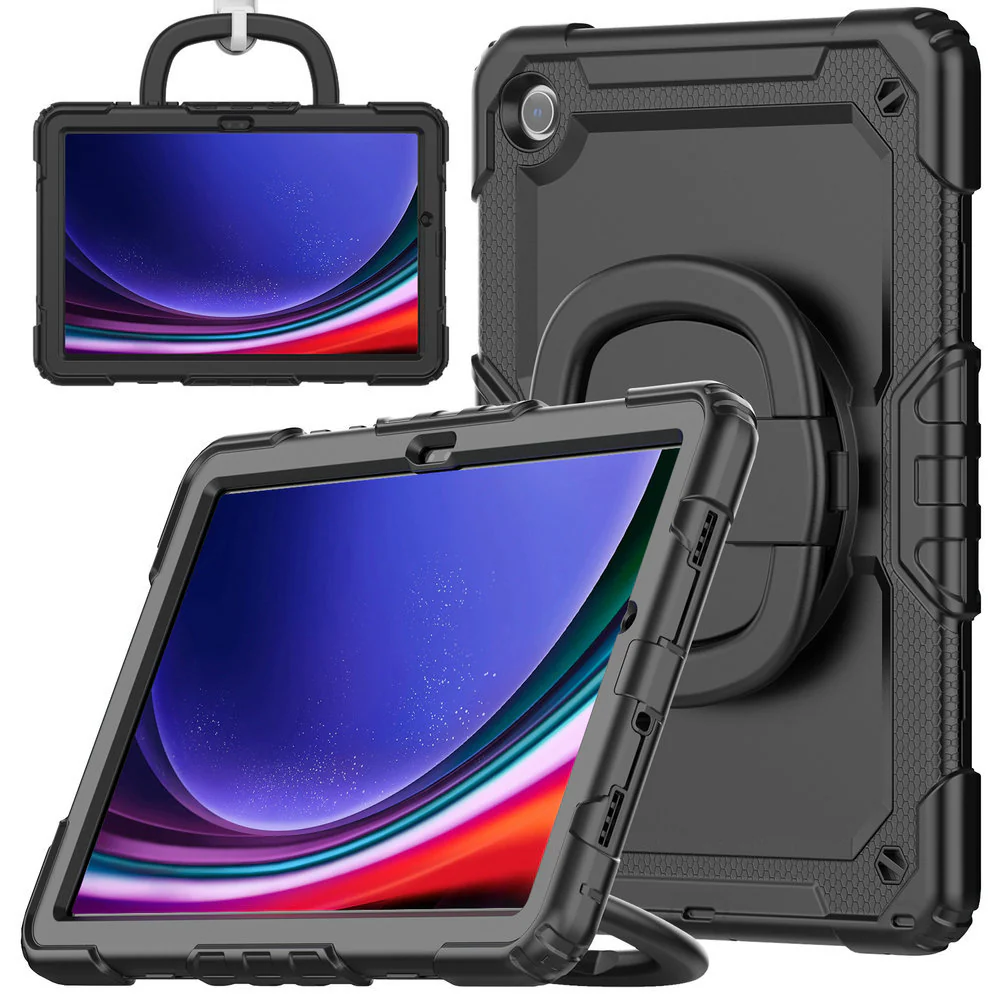 [Built-in 360 Degree Stand] Samsung Galaxy Tab S10 FE Plus (2025) 13.1" - Heavy Duty Rugged Series Case - Image 6