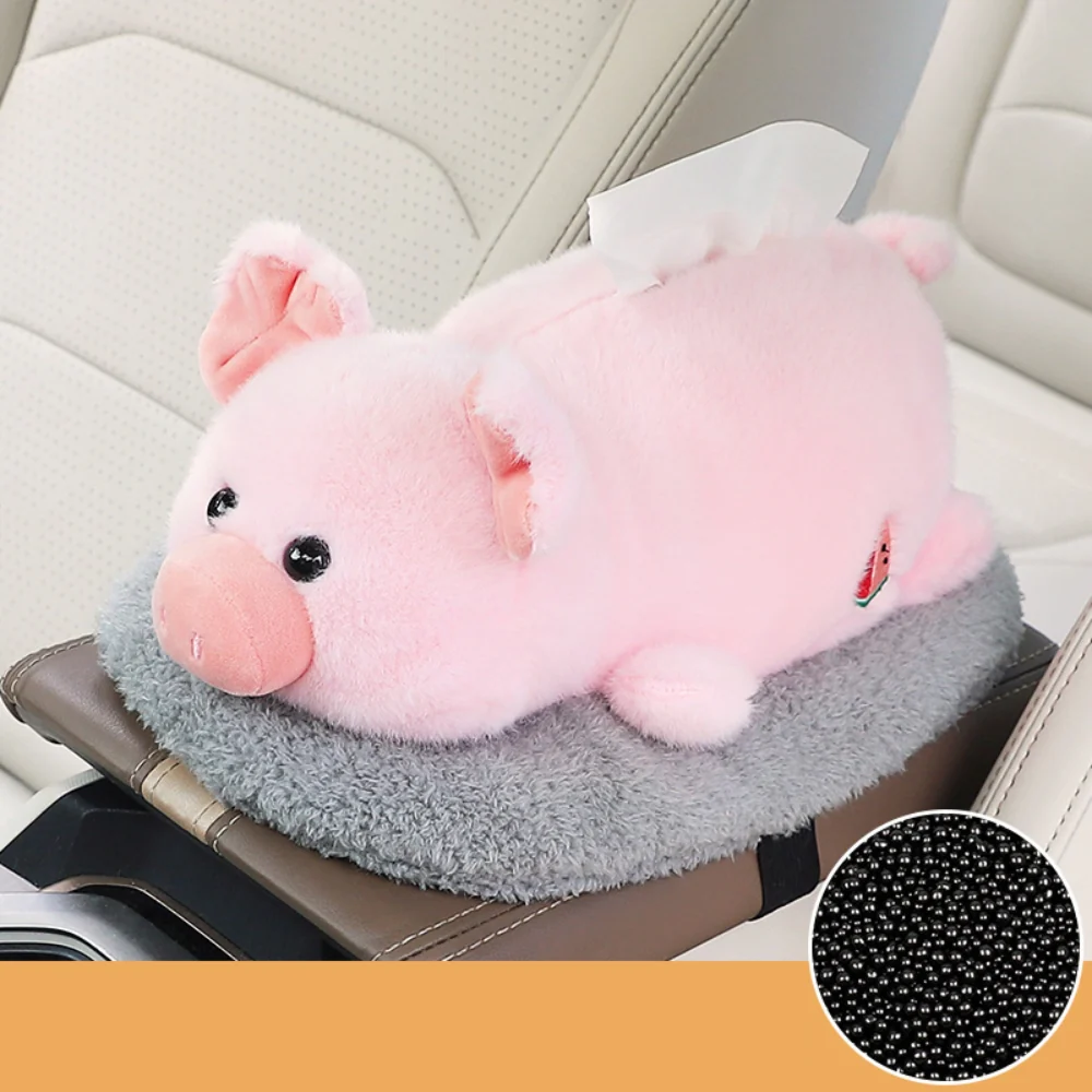 [Built-in Activated Carbon] Creative Cartoon Animal Car Armrest Tissue Box Car Decoration Formaldehyde Absorption - Image 4