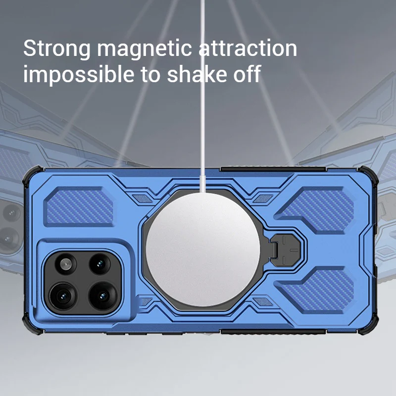 [Built-in Bracket][Magsafe Compatible] Motorola Moto Edge 50/Pro/Fusion Heavy Duty Stand Case - Image 3
