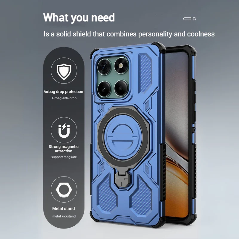 [Built-in Bracket][Magsafe Compatible] Motorola Moto Edge 60/Pro/Fusion Heavy Duty Stand Case - Image 10