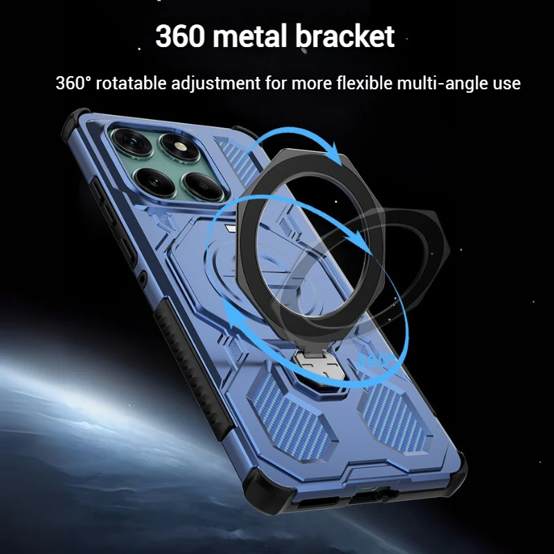 [Built-in Bracket][Magsafe Compatible] Motorola Moto Edge 60/Pro/Fusion Heavy Duty Stand Case - Image 11