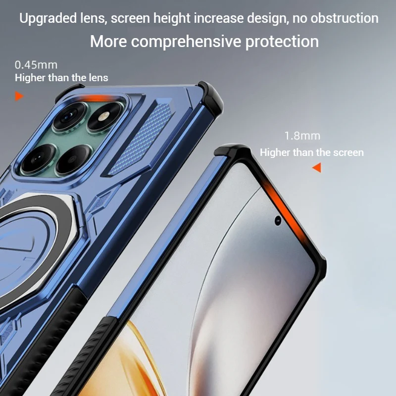[Built-in Bracket][Magsafe Compatible] Motorola Moto Edge 60/Pro/Fusion Heavy Duty Stand Case - Image 12