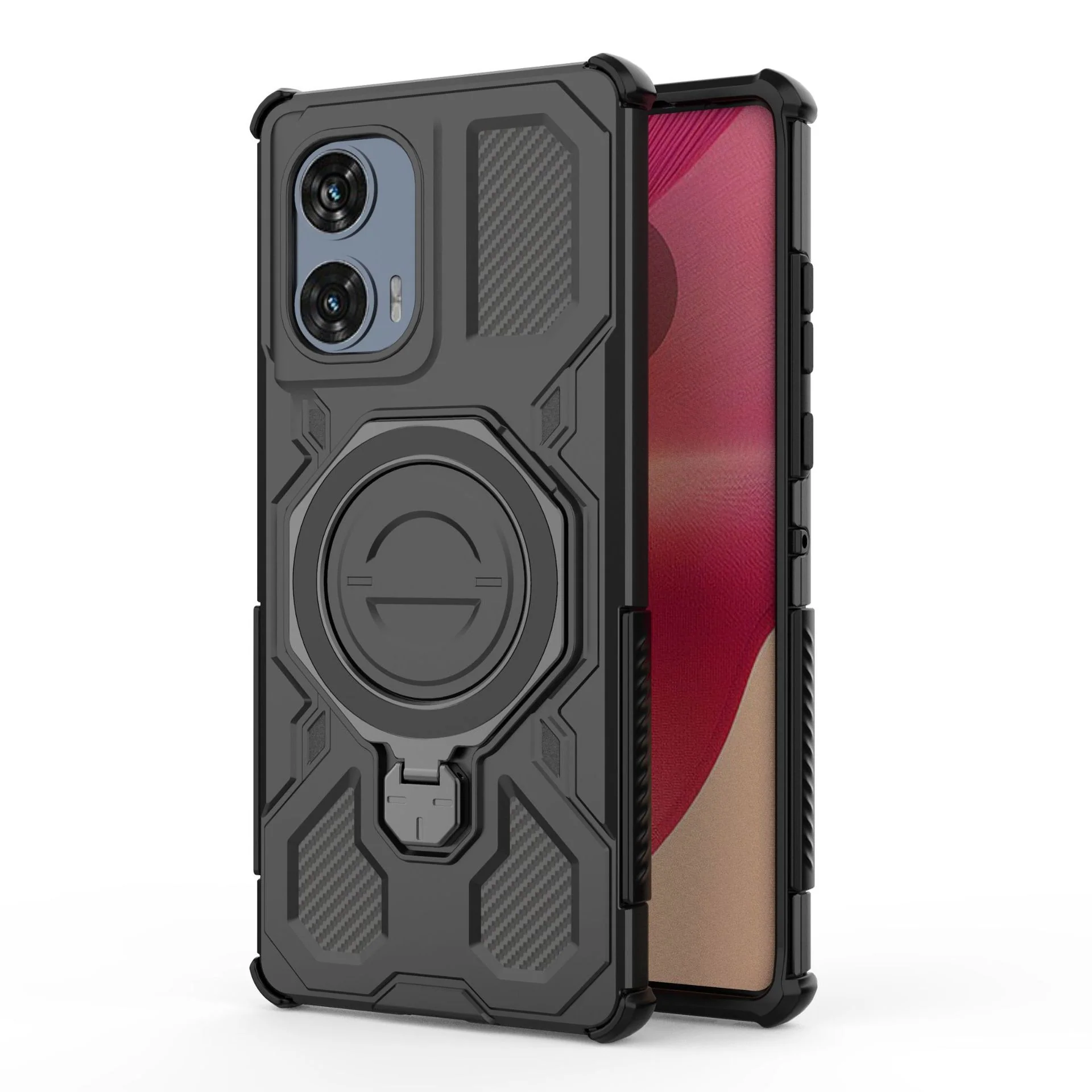 [Built-in Bracket][Magsafe Compatible] Motorola Moto Edge 60/Pro/Fusion Heavy Duty Stand Case - Image 5