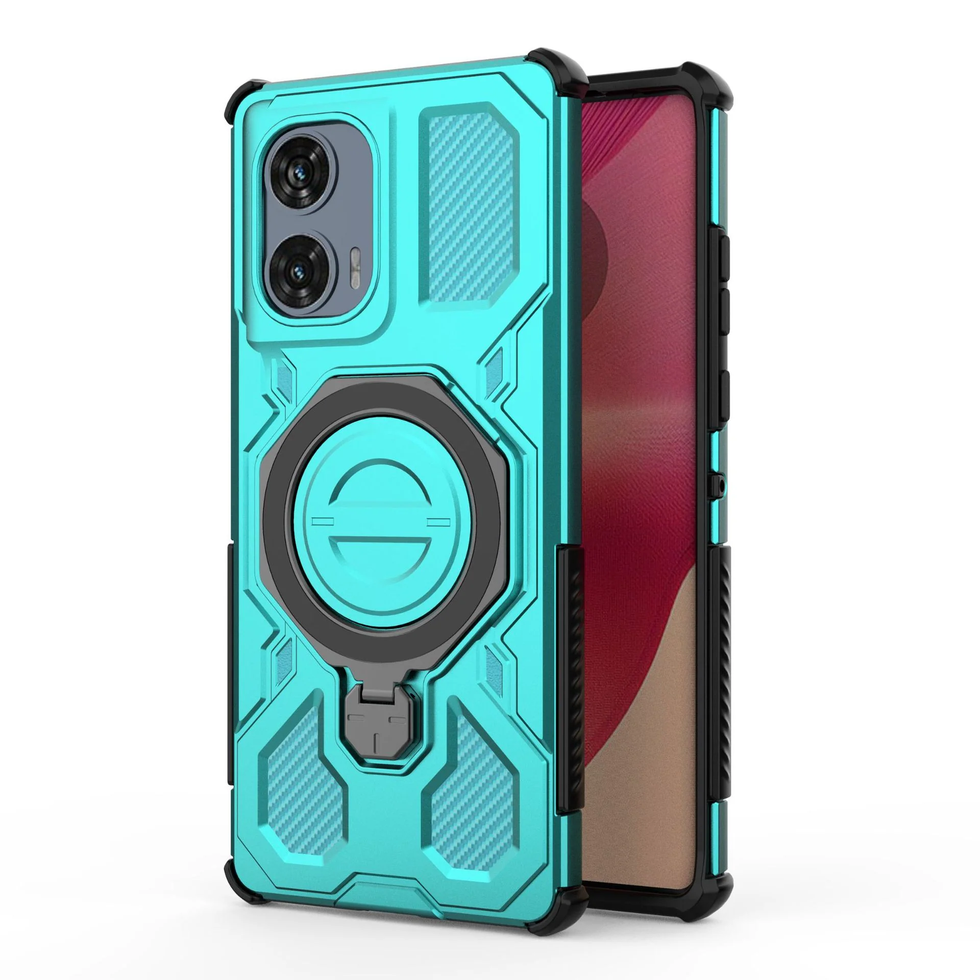 [Built-in Bracket][Magsafe Compatible] Motorola Moto Edge 60/Pro/Fusion Heavy Duty Stand Case - Image 6
