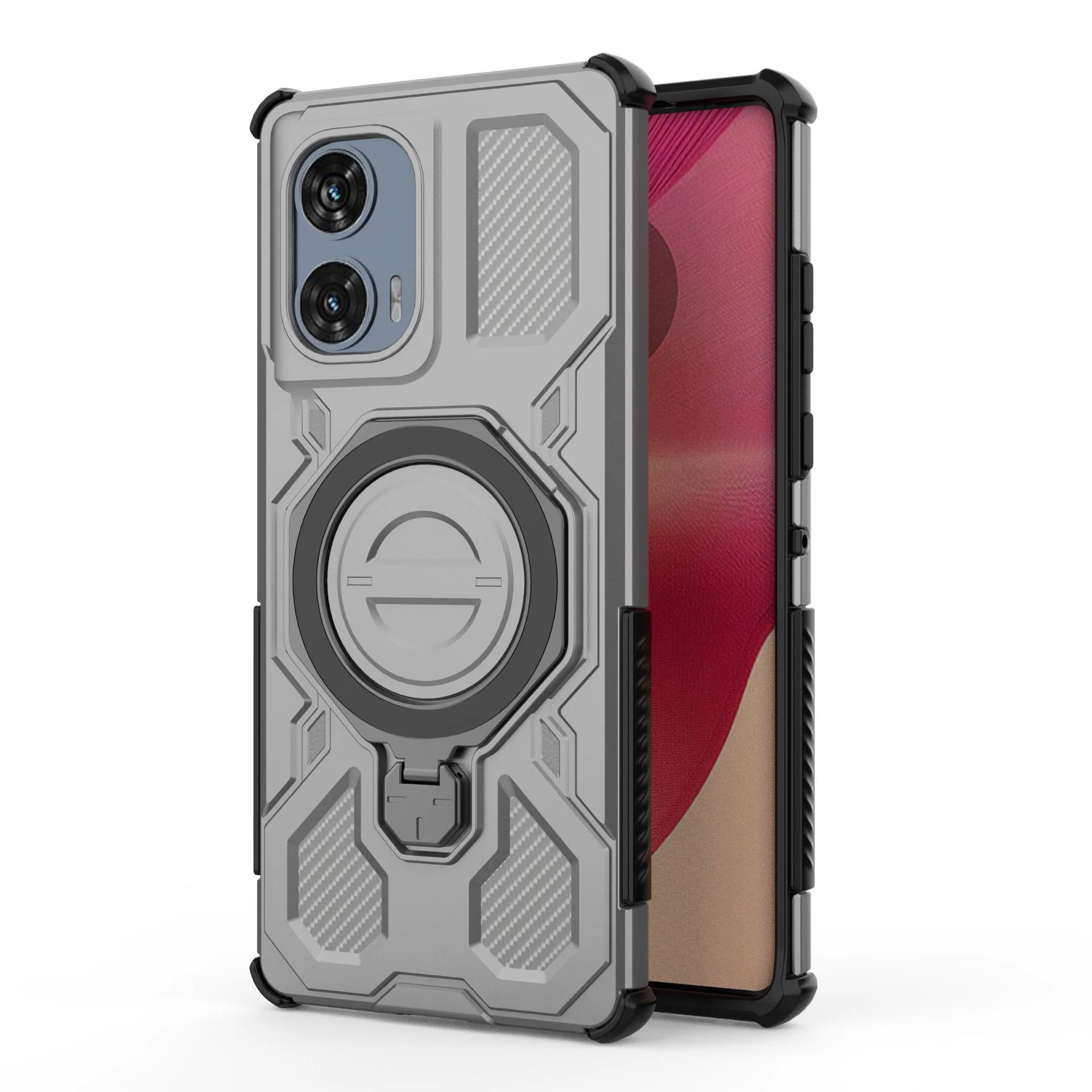 [Built-in Bracket][Magsafe Compatible] Motorola Moto Edge 60/Pro/Fusion Heavy Duty Stand Case - Image 7