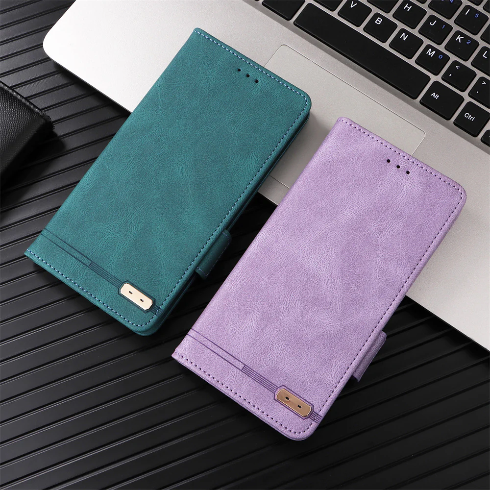 [Built-in Card Slot] Motorola Moto Edge 50 Neo Leather Flip Shockproof Essentials Series Case - Image 3