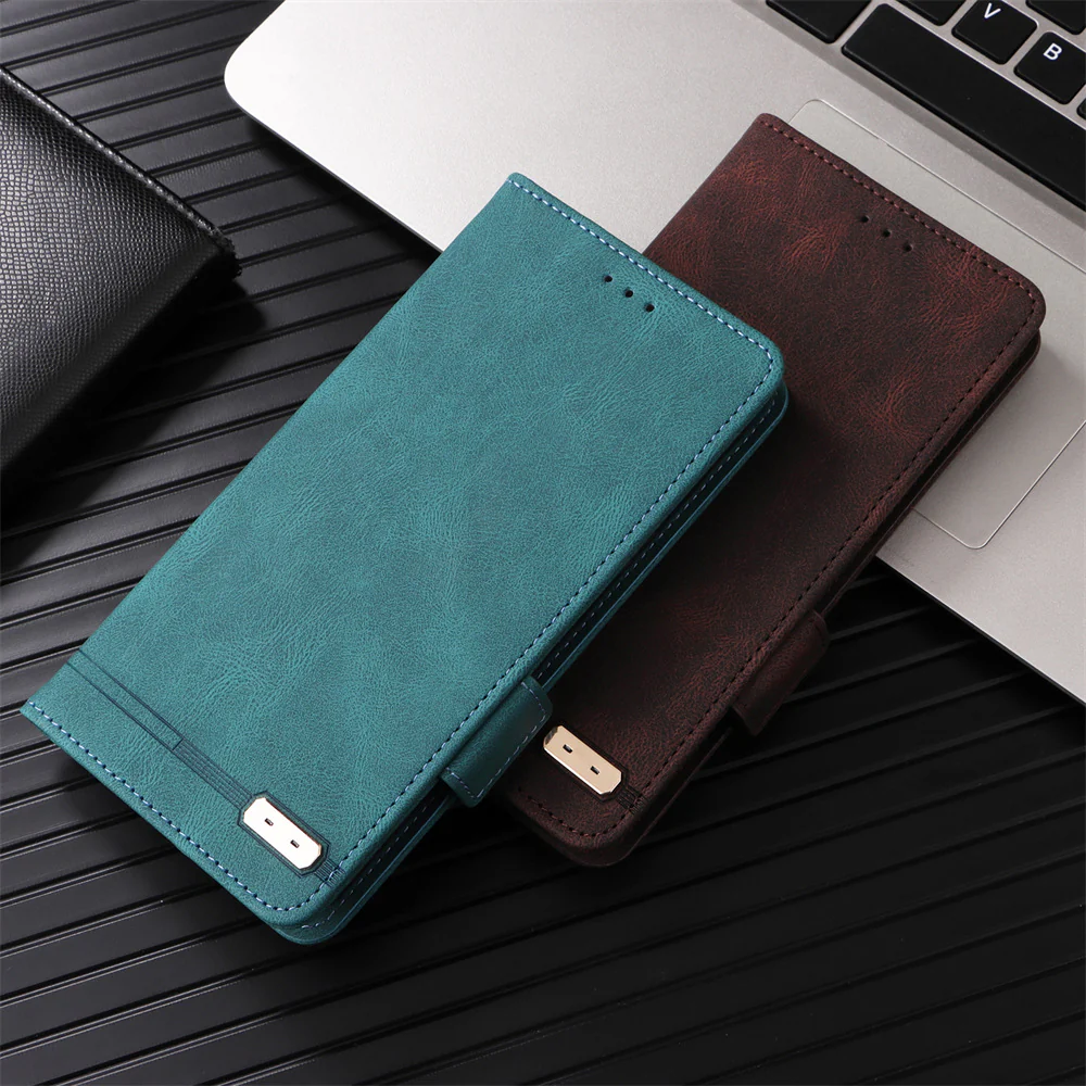 [Built-in Card Slot] Motorola Moto Edge 50 Neo Leather Flip Shockproof Essentials Series Case - Image 4