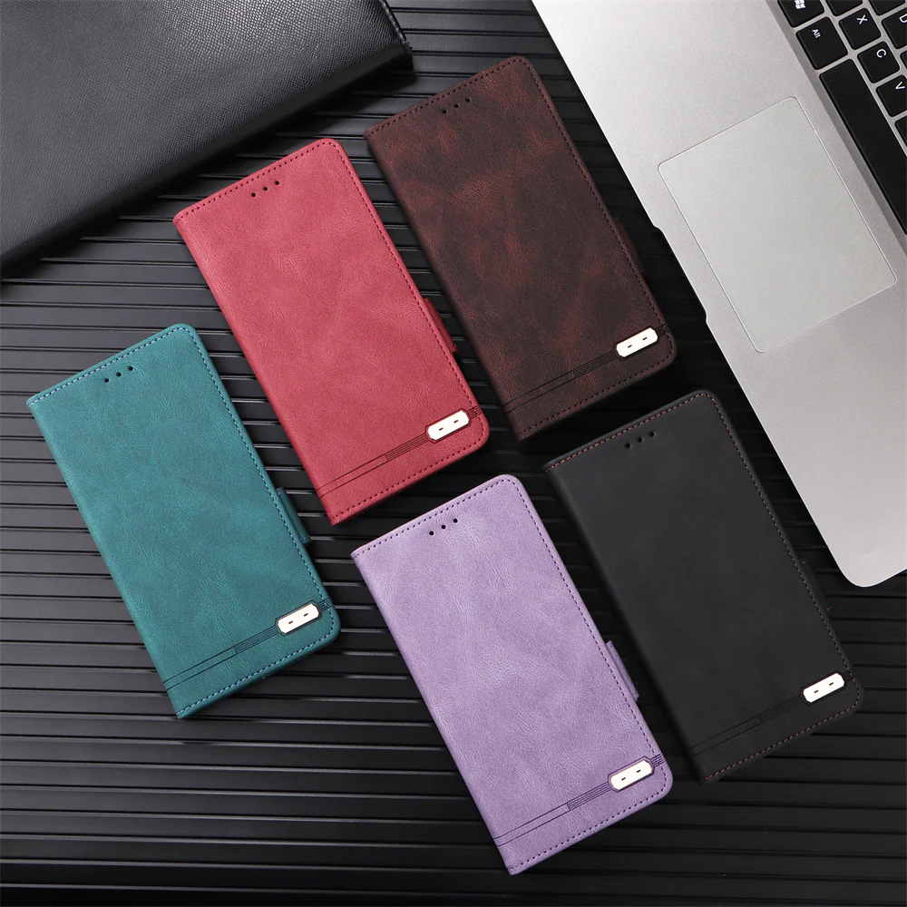 [Built-in Card Slot] Motorola Moto Edge 50 Neo Leather Flip Shockproof Essentials Series Case - Image 5