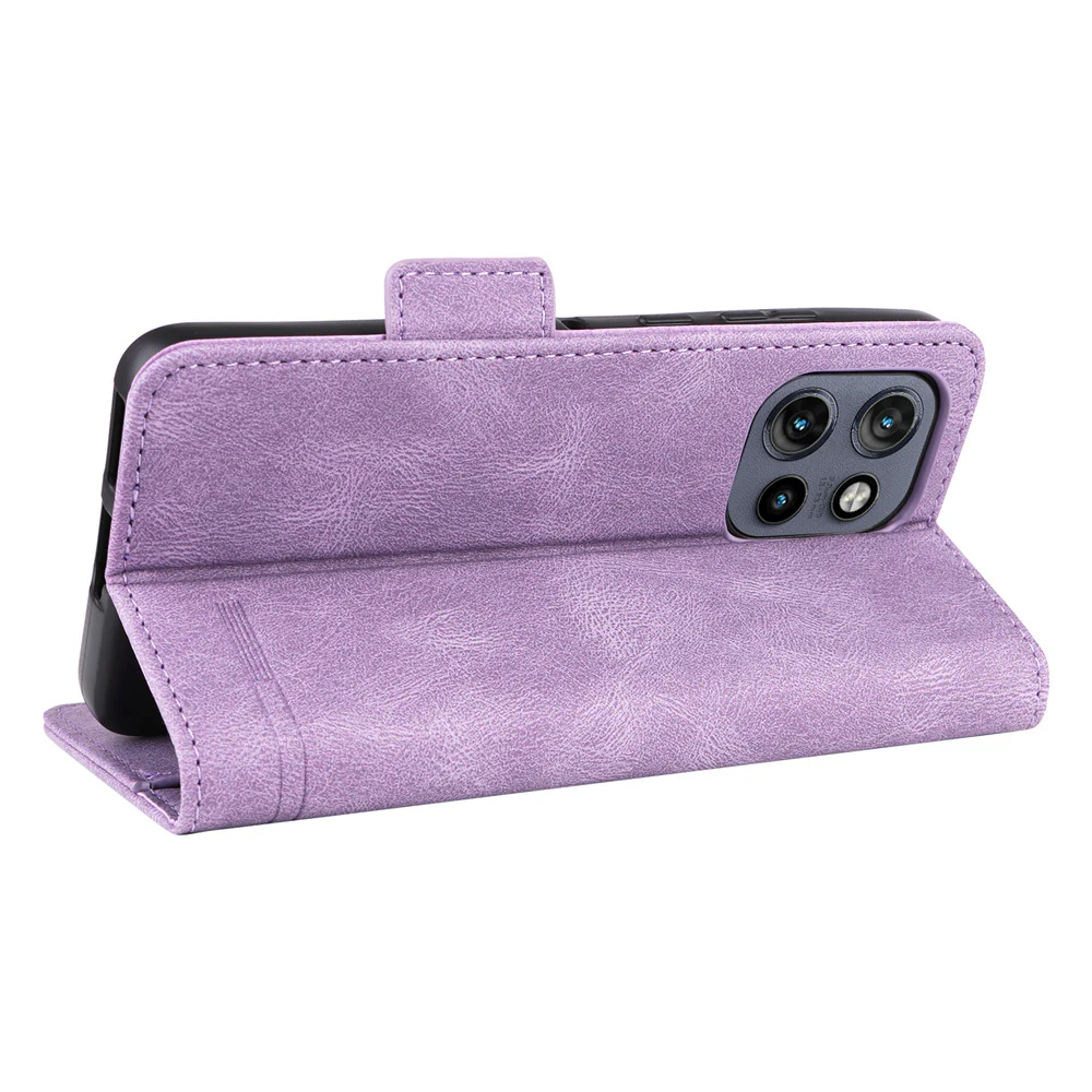 [Built-in Card Slot] Motorola Moto Edge 50 Neo Leather Flip Shockproof Essentials Series Case - Image 6