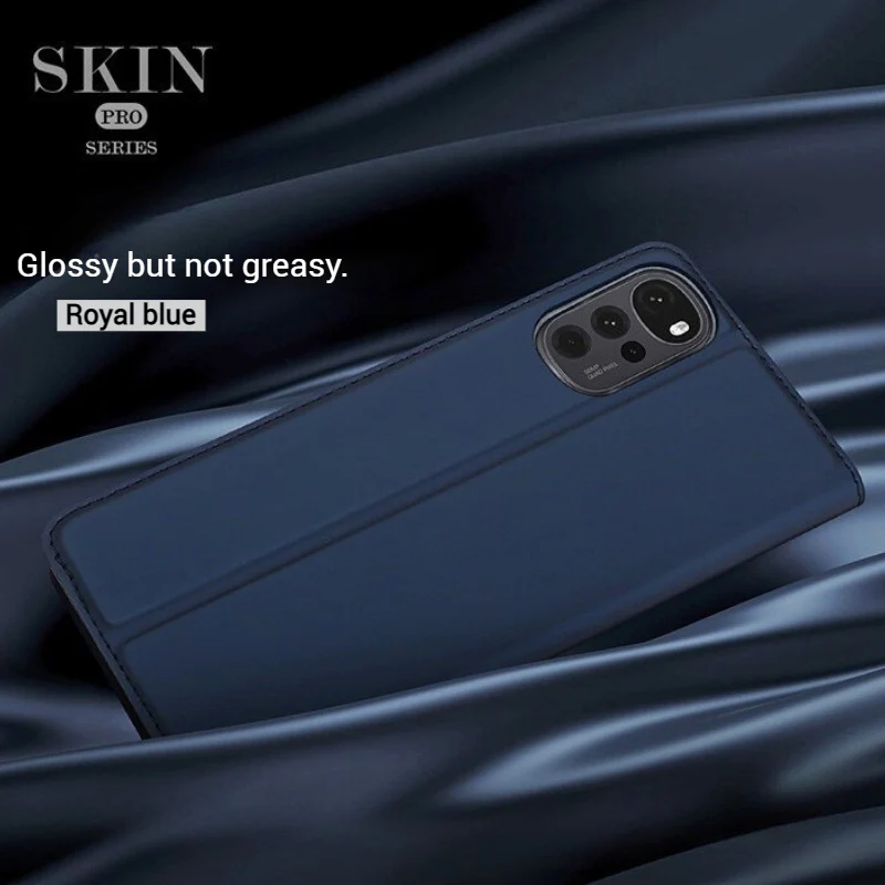 [Built-in Card Slot] Motorola Moto G34/45 Leather Flip Shockproof Essentials Series Case - Image 7