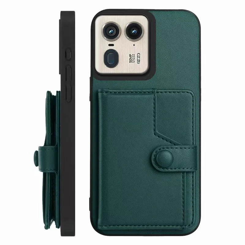 [Built-in Card Slot] Motorola Moto X50 Ultra/Edge 50/Neo Leather Shockproof Wallet Series Case - Image 12