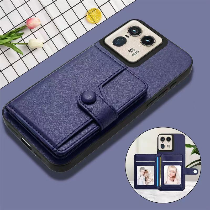 [Built-in Card Slot] Motorola Moto X50 Ultra/Edge 50/Neo Leather Shockproof Wallet Series Case - Image 8