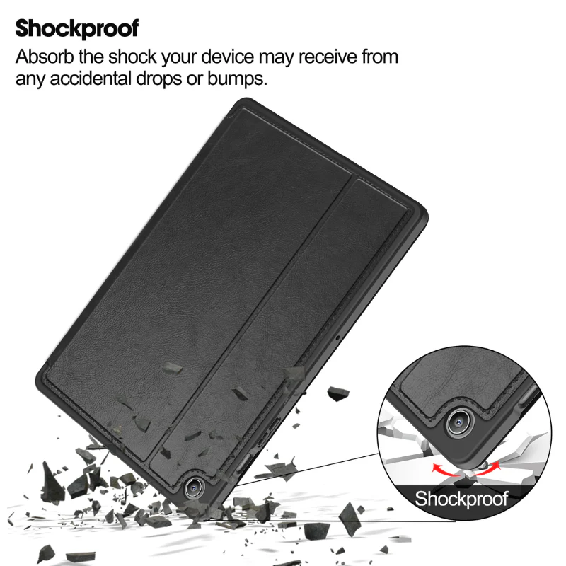 [Built-in Card Slot] Samsung Galaxy Tab S10 Lite 10.9’’ 2025 Multi-functional Leather Shockproof Case - Image 10