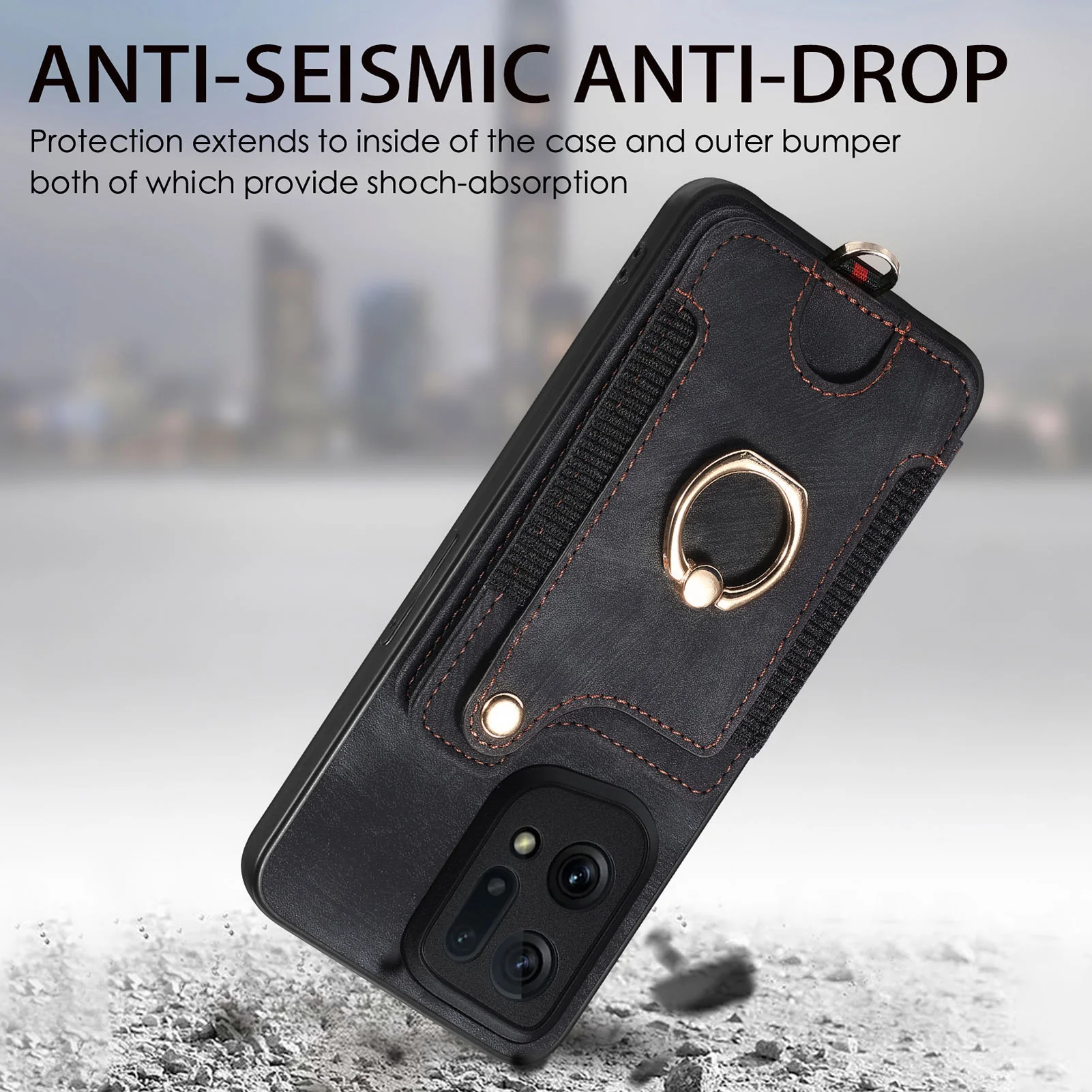[Built-in Card Slot][With Lanyard] OPPO Reno15 Pro/F - Multifunctional Wallet Phone Case - Image 3