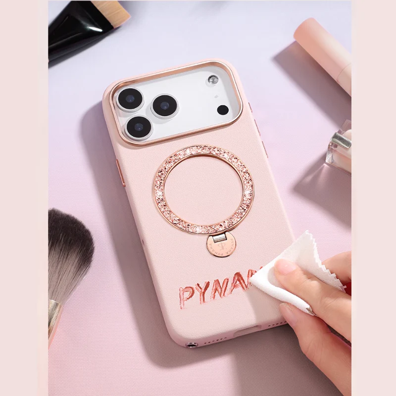 [Built-in Jewelry Stand] Apple iPhone 17 Pro/Max - PYNANA Premium Leather Phone Case - Image 2