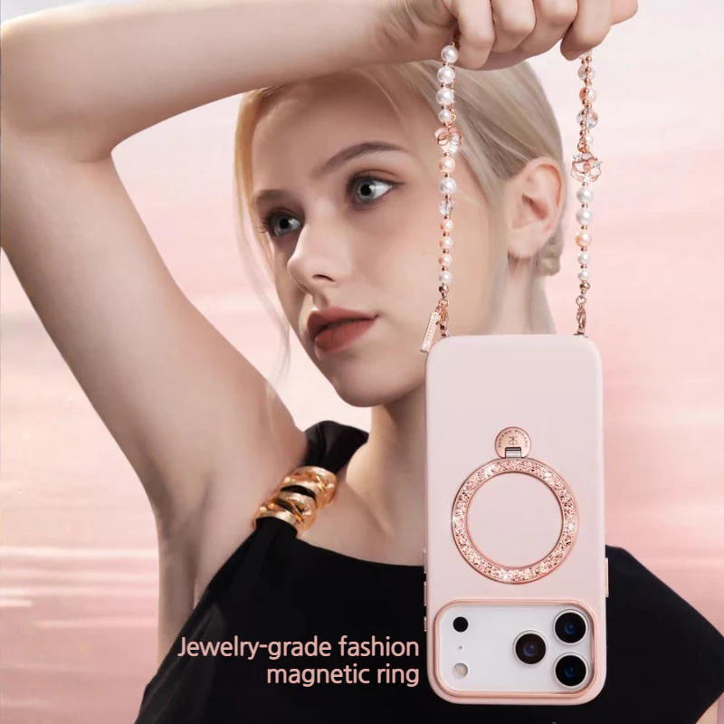 [Built-in Jewelry Stand] Apple iPhone 17 Pro/Max - PYNANA Premium Leather Phone Case - Image 6