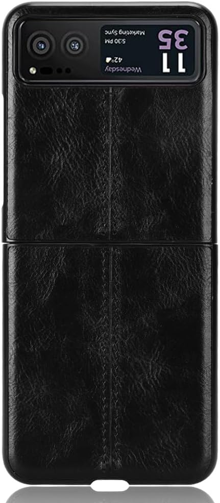 [Built-in Kickstand] Motorola Moto Razr 40/Razr 2023 - PU Leather Shockproof Heavy Duty Case - Image 6