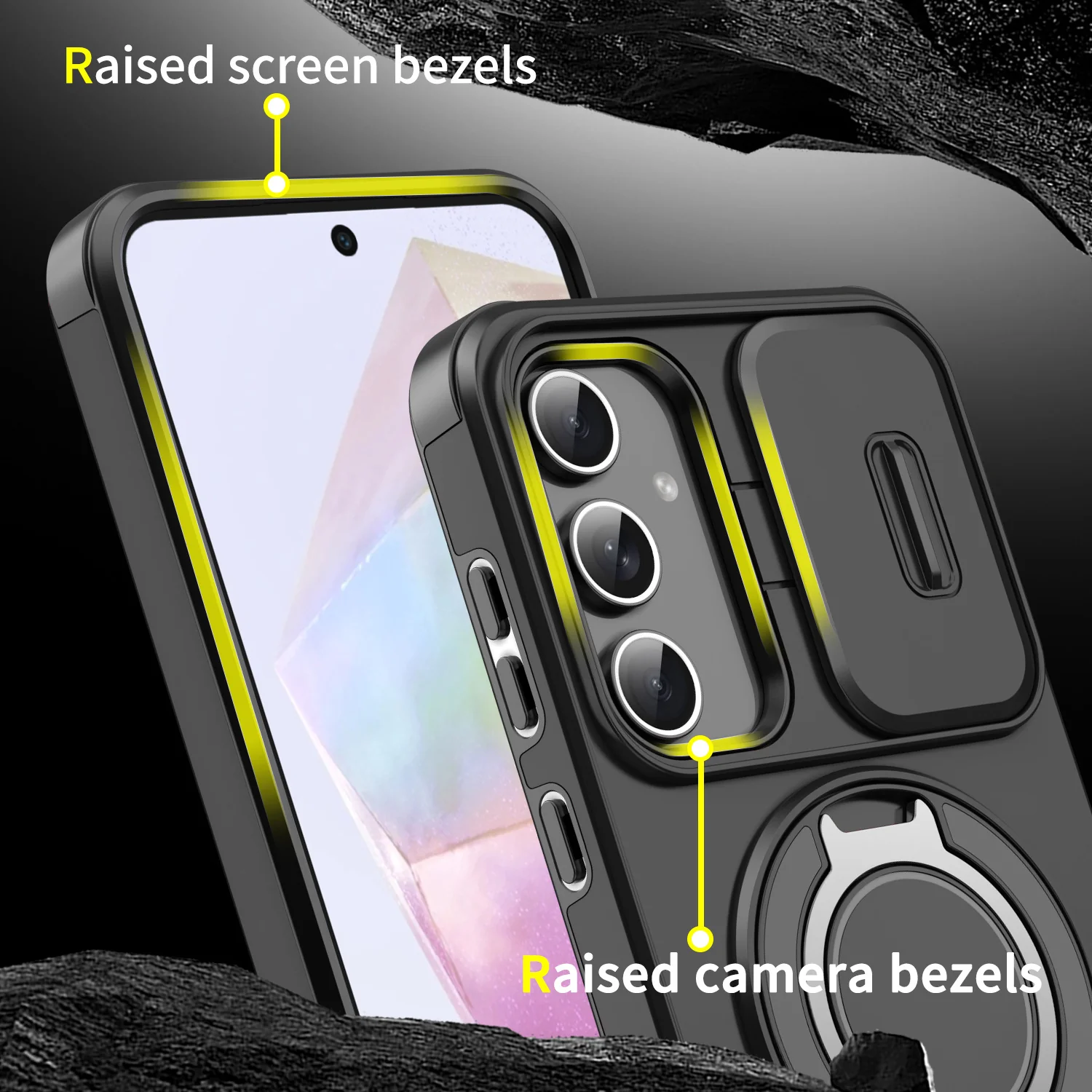[Built-in Kickstand] Samsung Galaxy A17 (SM-A176) - Rugged Shockproof Heavy Duty Series Case - Image 12
