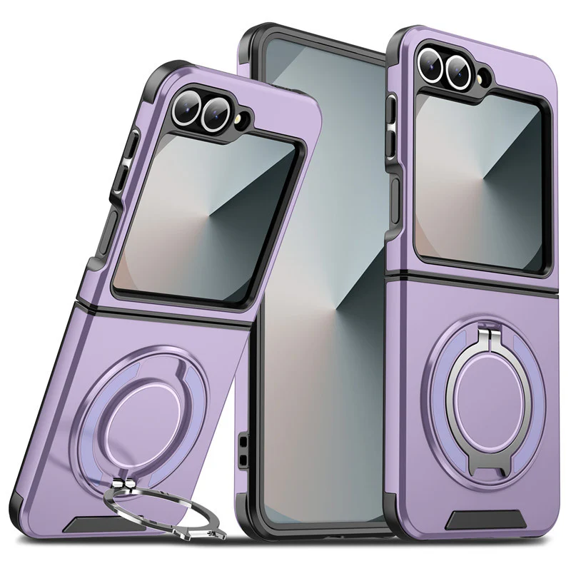 [Built-in Kickstand] Samsung Galaxy Z Flip7 - Rugged Shockproof Heavy Duty Series Case - Image 7