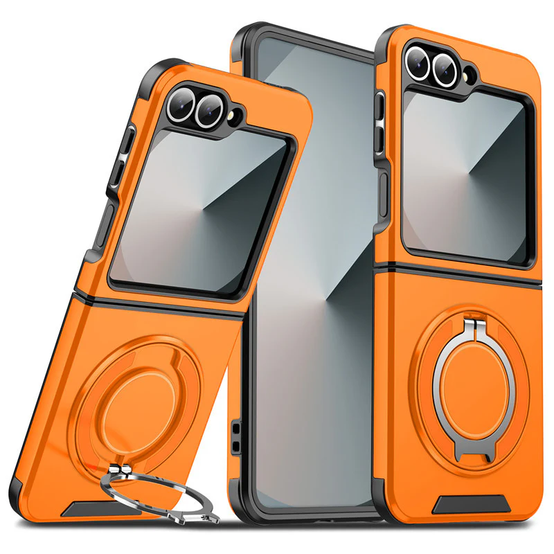[Built-in Kickstand] Samsung Galaxy Z Flip7 - Rugged Shockproof Heavy Duty Series Case - Image 9