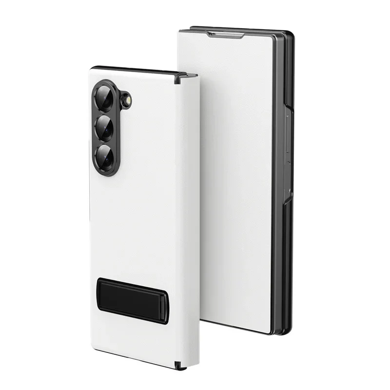 [Built-in Kickstand] Samsung Galaxy Z Fold7 (SM-F966) - Premium Leather Shockproof Case - Image 2