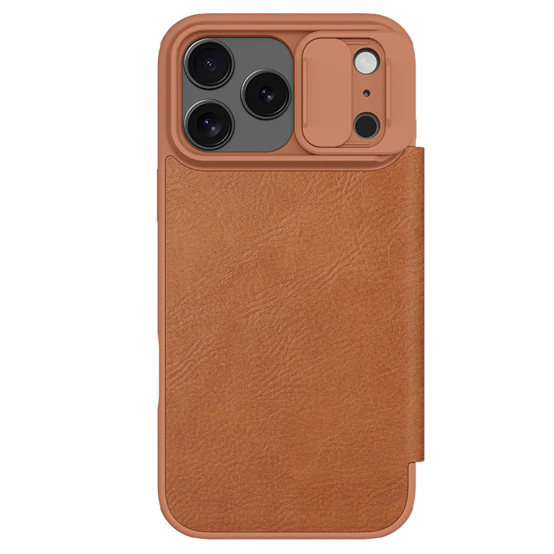 [Built-in Lens Cover][With Card Slot] Apple iPhone 17 Pro/Pro Max NILLKIN Flip Cover Full-body Shockproof Case - Image 9